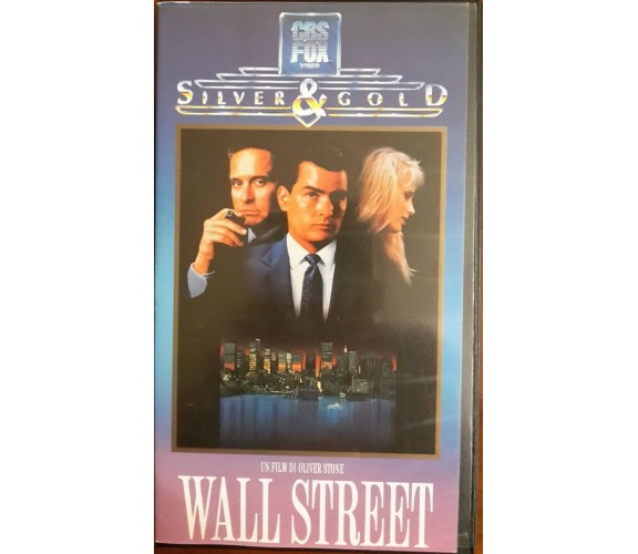 Wall Street - Oliver Stone - Vhs -1987 - Silver Gold -F