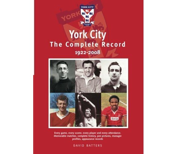 York City The Complete Record 1922 - 2008 - David Batters - DB, 2012