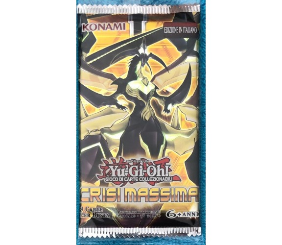 Yu-Gi-Oh Crisi massima bustina con 9 carte di Kazuki Takahashi,  2019,  Konami