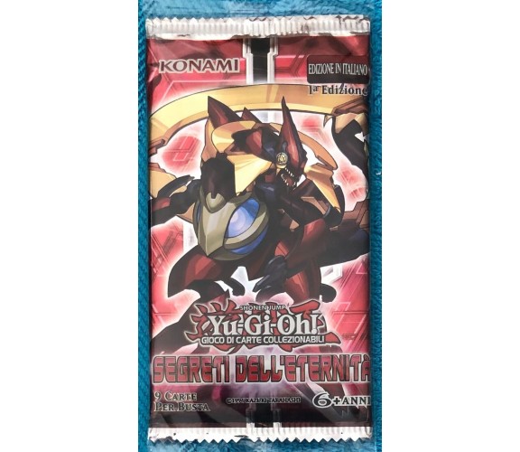 Yu-Gi-Oh Segreti dell’eternità bustina con 9 carte di Kazuki Takahashi,  2019,  