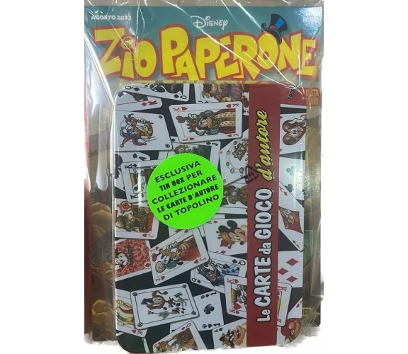 Zio Paperone 62 Con Box in Metallo Carte d’Autore di Walt Disney, 2023, Panin
