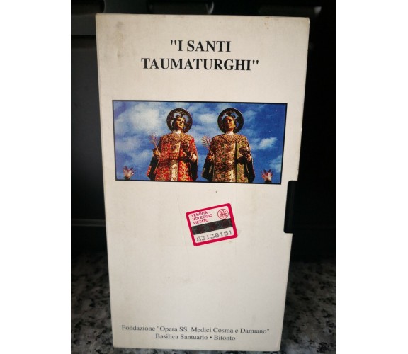 i Santi Taumaturghi - Vhs - 1999 - santuario Bitonto -F