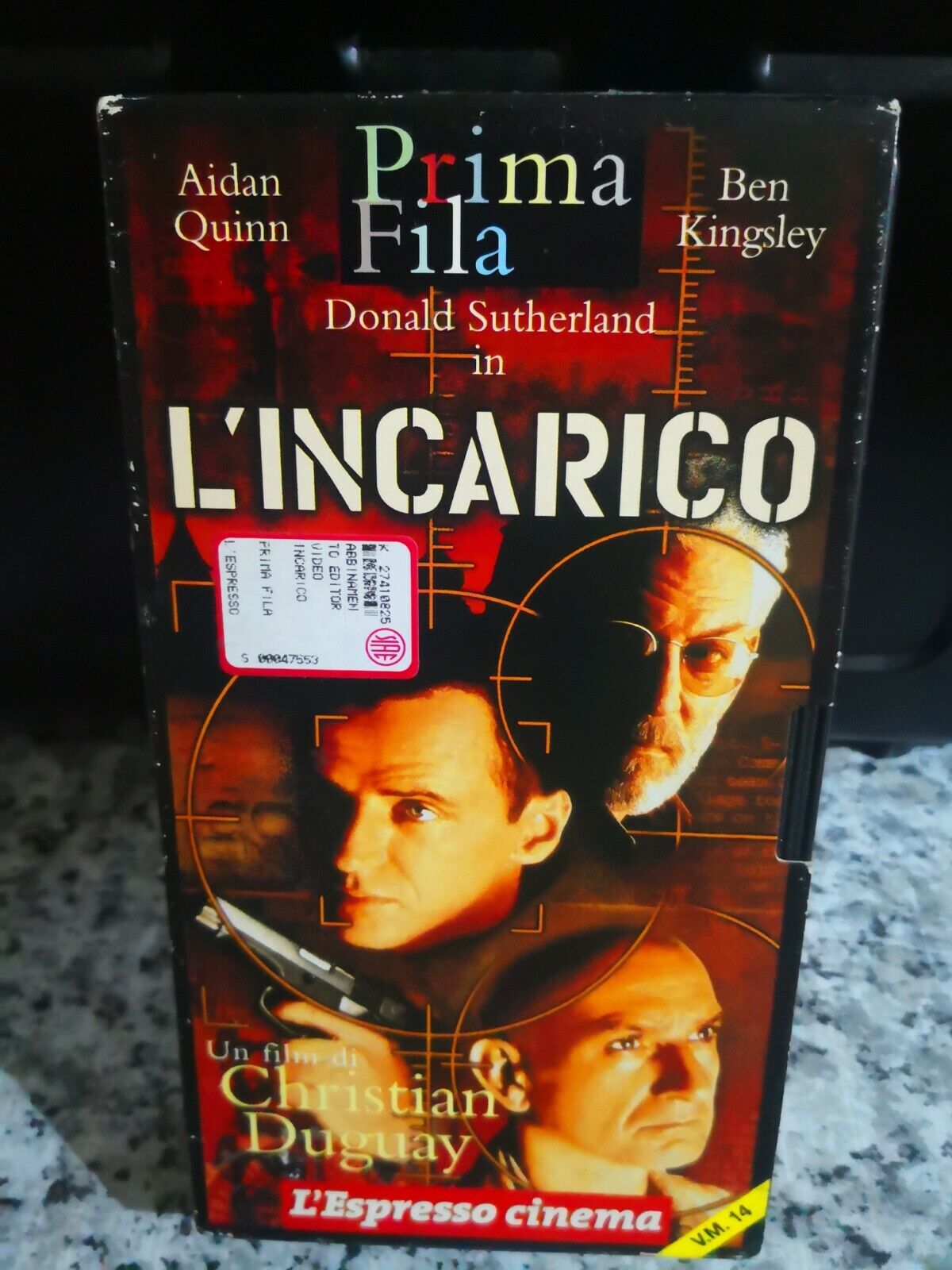 l'Incarico - vhs -2001 - L'Espresso cinema -F